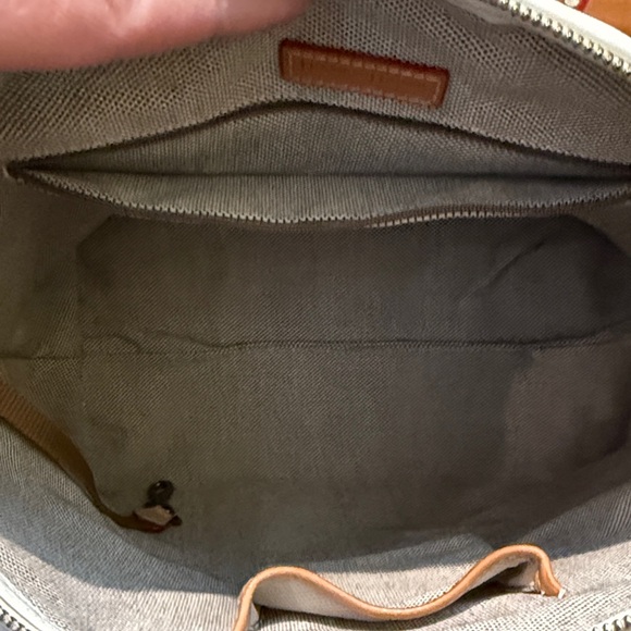 Dooney & Bourke White and Brown Satchel - Picture 7 of 12